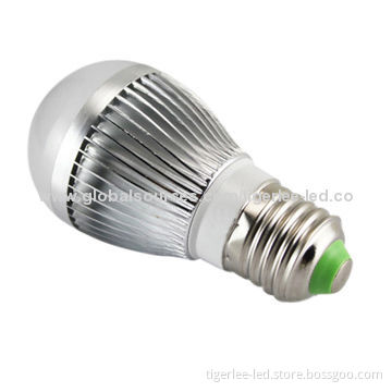 e27 LED bulbs with SMD 5630 chip, CRI>80, aluminum shell + PC lampshade